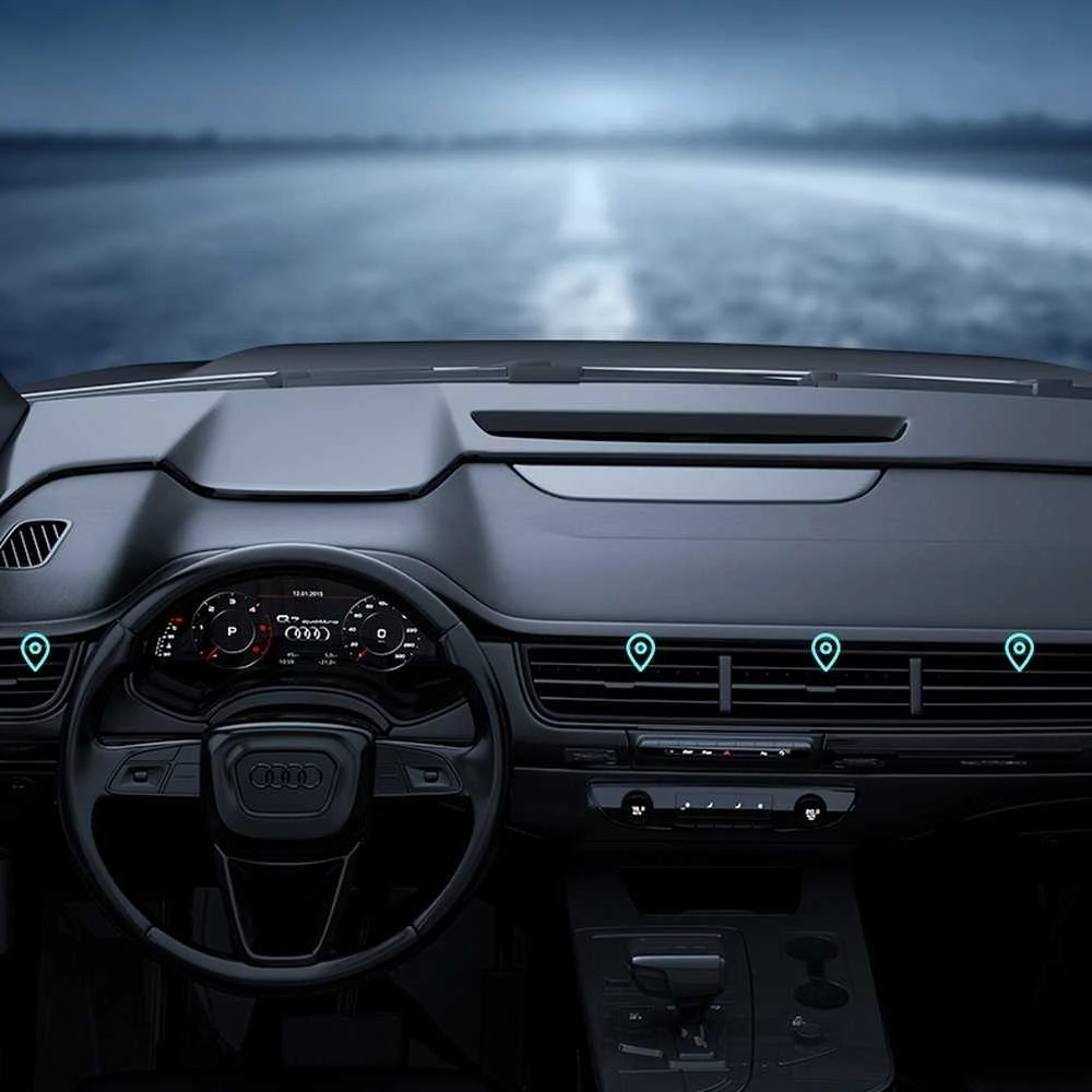 Automobilinis laikiklis-įkroviklis Joyroom JR-ZS291 15W MagSafe magnetinis, juodas