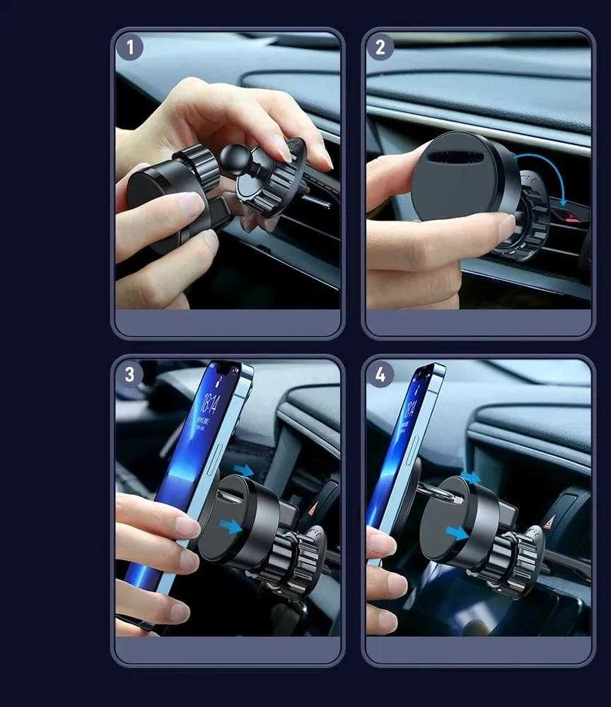 Daugiafunkcinis magnetinis laikiklis 2 in 1 Joyroom JR-ZS294 - Juodos