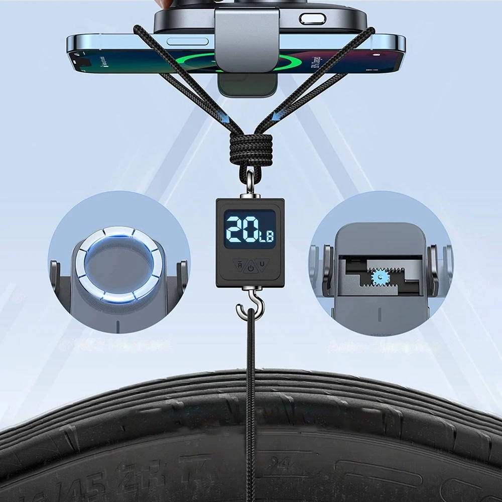 Automobilinis laikiklis-įkroviklis Joyroom JR-ZS295 15W MagSafe juodas