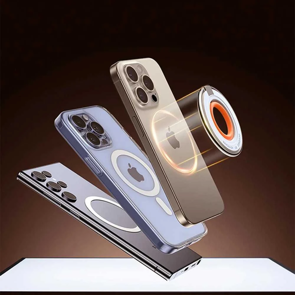Joyroom JR-ZS383 MagSafe magnetic phone holder – oranžinės spalvos