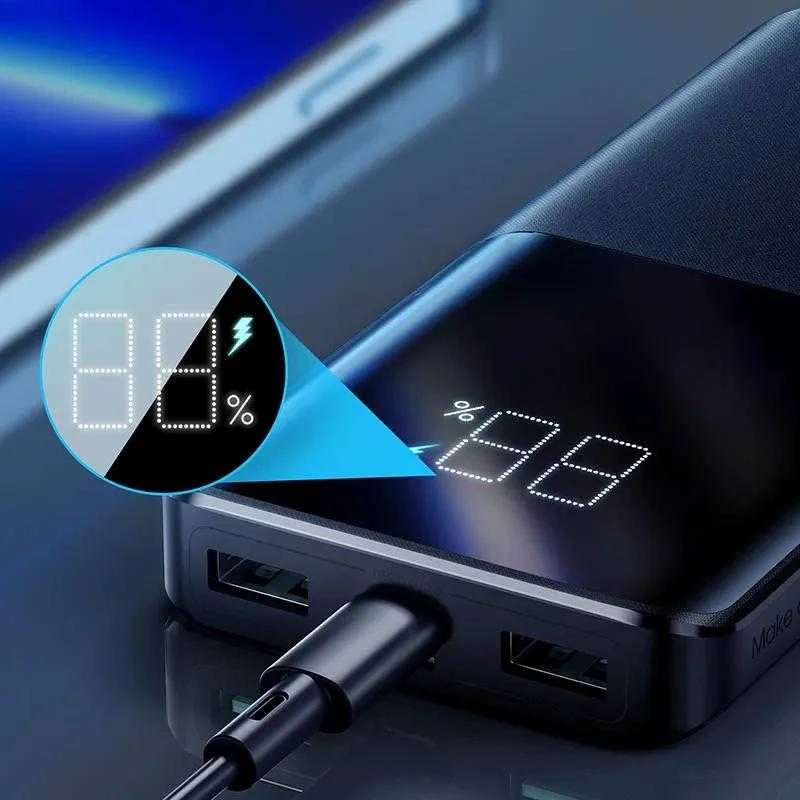 Išorinė baterija Power Bank Joyroom JR-QP191 22.5W PD QC3.0 AFC 10000mAh juoda