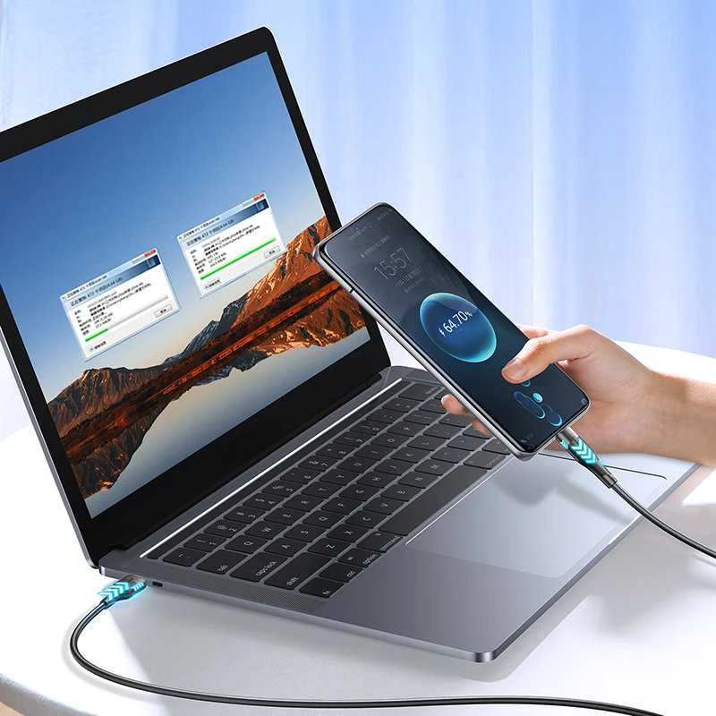 USB į USB-C laidas Joyroom S-1030M12 1m (juodas)