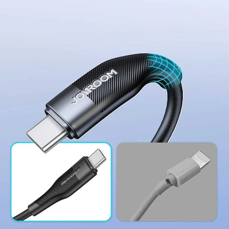 USB į USB-C laidas Joyroom S-1030M12 1m (juodas)