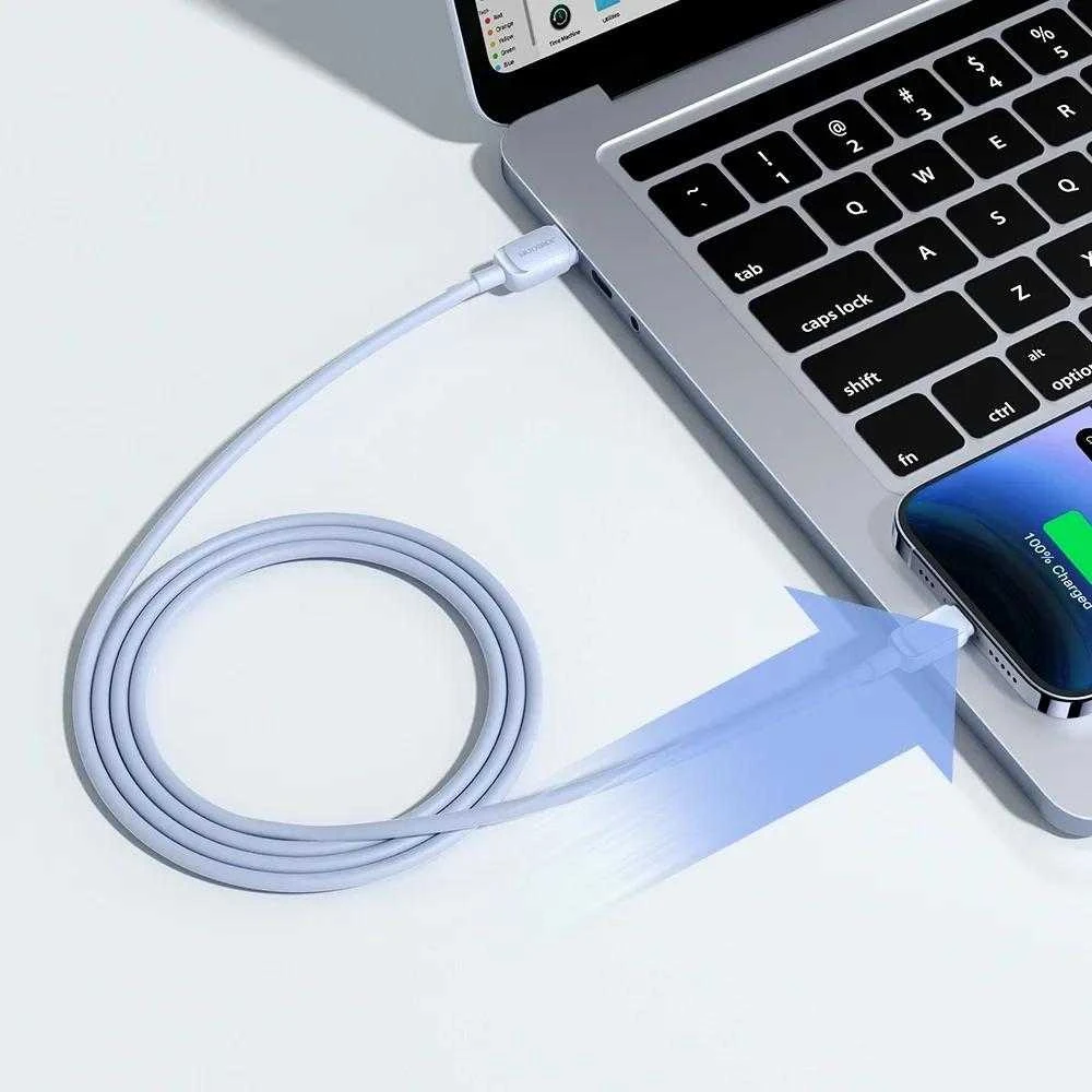 USB kabelis Joyroom (S-AL012A14) lightning (2.4A) 1.2m mėlynas