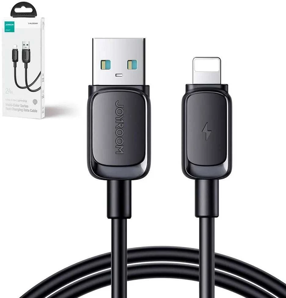 USB kabelis Joyroom (S-A14) lightning (2.4A) 2m juodas