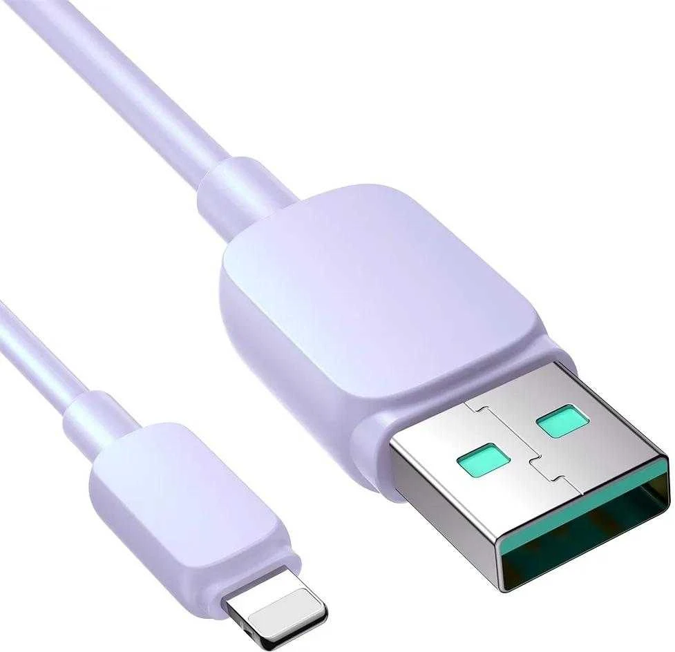 USB kabelis Joyroom (S-AL012A14) lightning (2.4A) 1.2m violetinis
