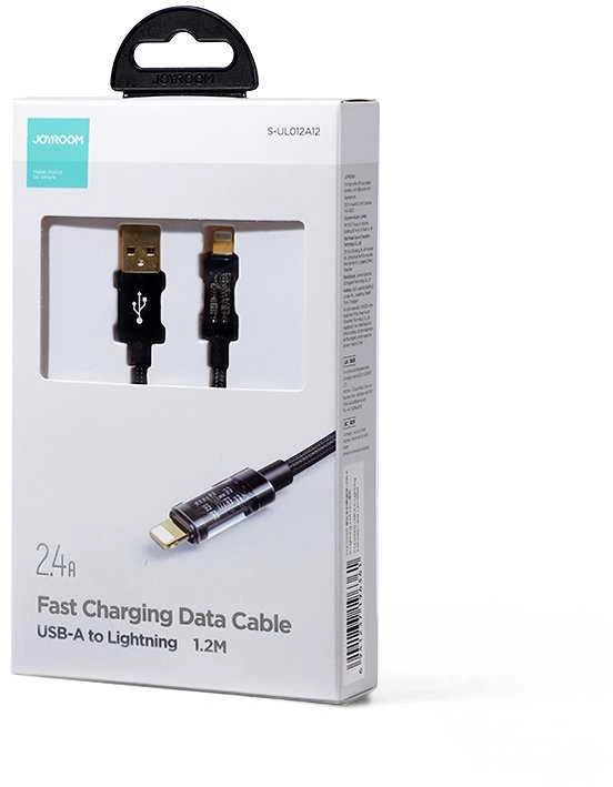 Kabelis prie USB-A / Lightning / 2.4A / 1.2 m Joyroom S-UL012A12 (juodas)