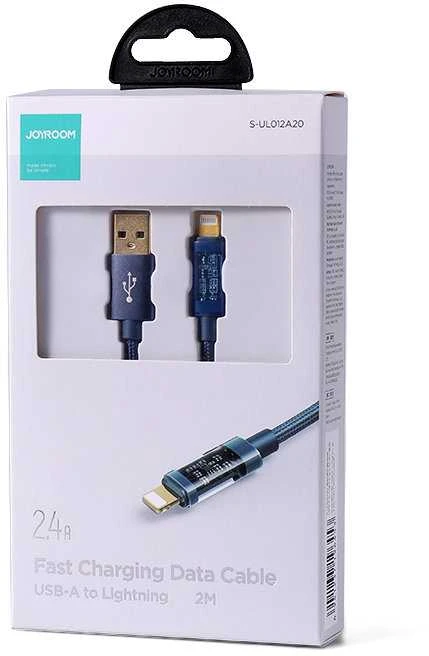 Duomenų kabelis prie USB-A / Lightning / 2.4A / 2m Joyroom S-UL012A20 (mėlynas)