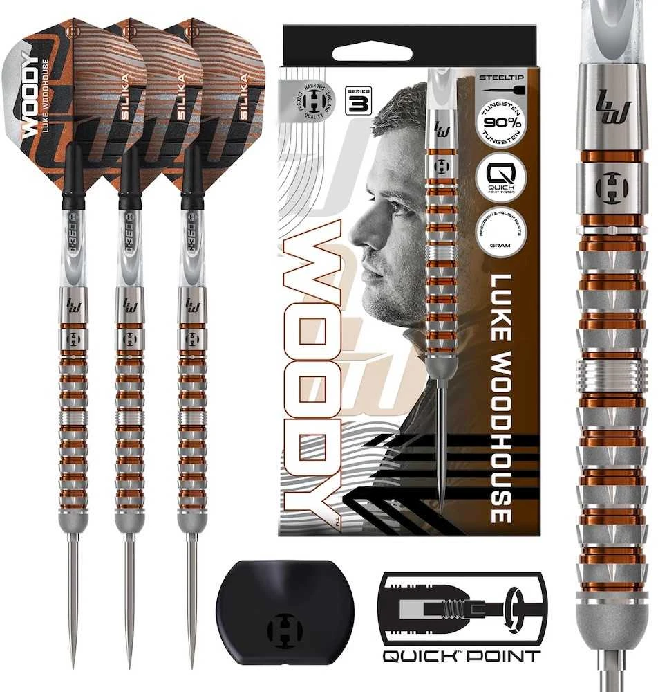 21 gramo strėlytės Harrows Luke Woodhouse Series 3 Quick 90% volframo