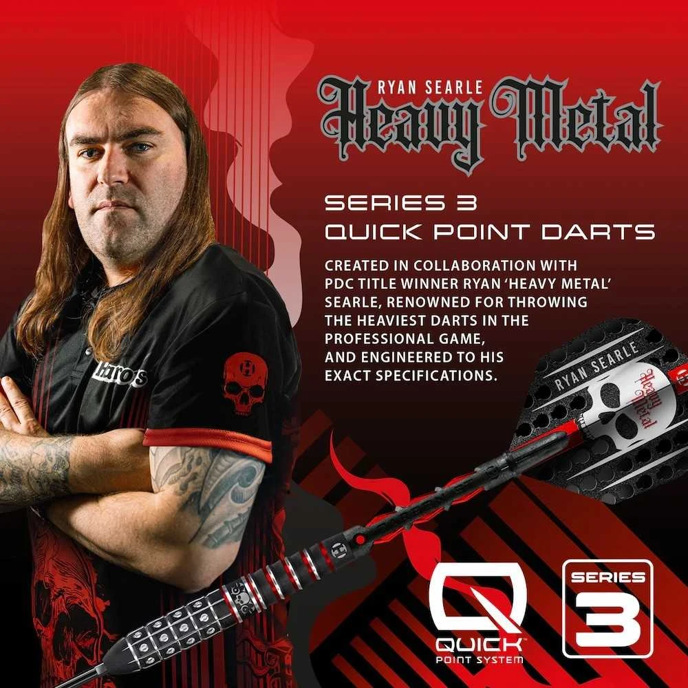26 gramų strėlytės Harrows Ryan Searle Series 3 Quick 90% volframo