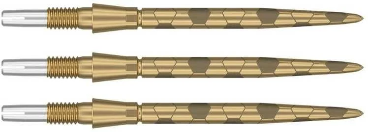 30 mm metalinės adatėlės Target Swiss Storm Onyx, geltonos