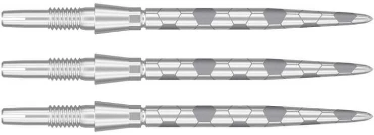 30 mm metalinės adatėlės Target Swiss Storm Onyx, sidabrinės