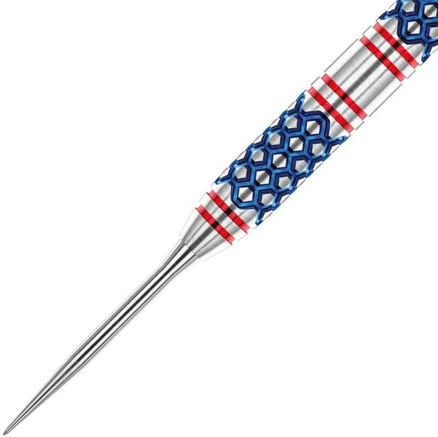 30 mm metalinės adatėlės Winmau Velocity, sidabrinės
