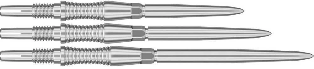 35 mm metalinės adatėlės Target Signature Swiss Points RST, sidabrinės