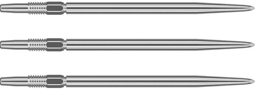 40 mm metalinės adatėlės Target Swiss Smooth, sidabrinės