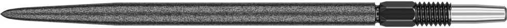 42 mm metalinės adatėlės Target Swiss Points SLK, juodos
