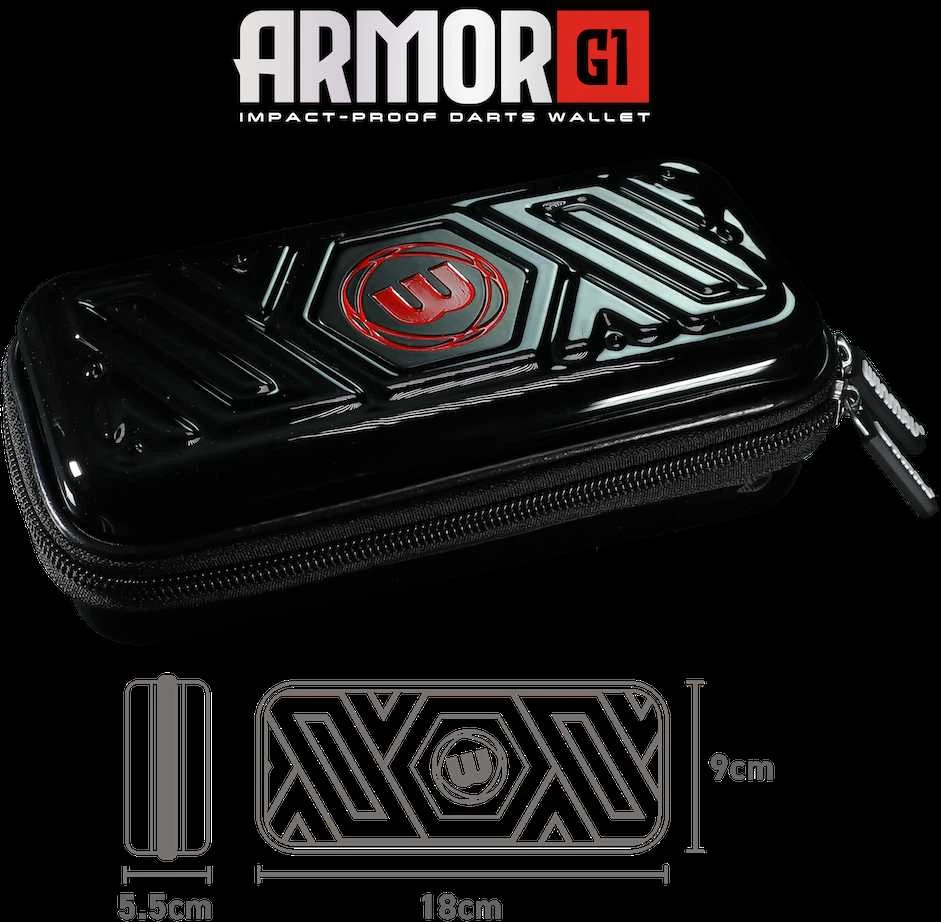 Dėklas strėlytėms Winmau Armor G1, juodas