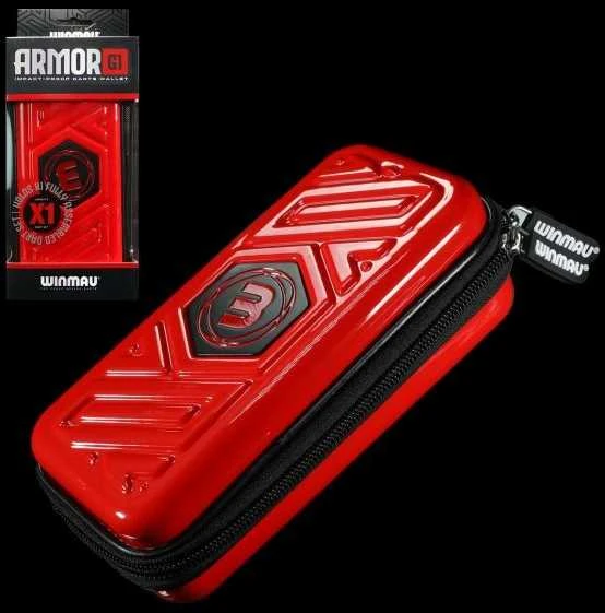 Winmau Armor G1 smiginio dėklas, raudonas