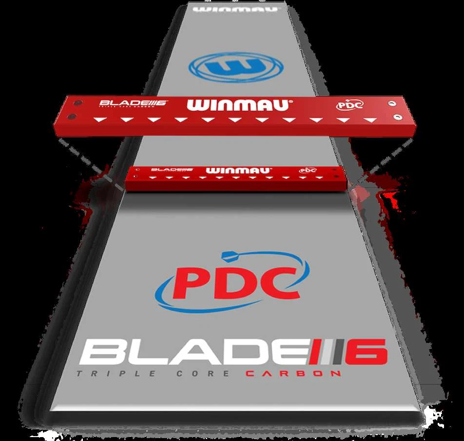 Kilimėlis smiginiui Winmau Clearzone PVC su borteliu