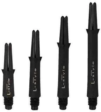 Koteliai L-style Carbon 260, juodi, vidutiniai