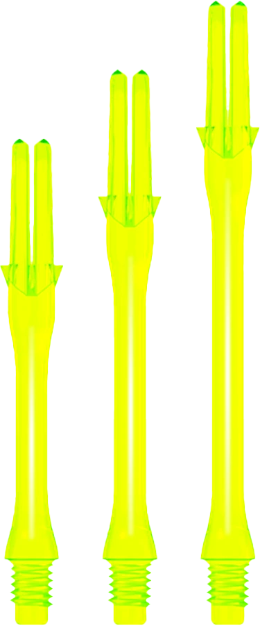 Koteliai L-style L-SHaft Slim SP 440, ypač ilgi, geltoni