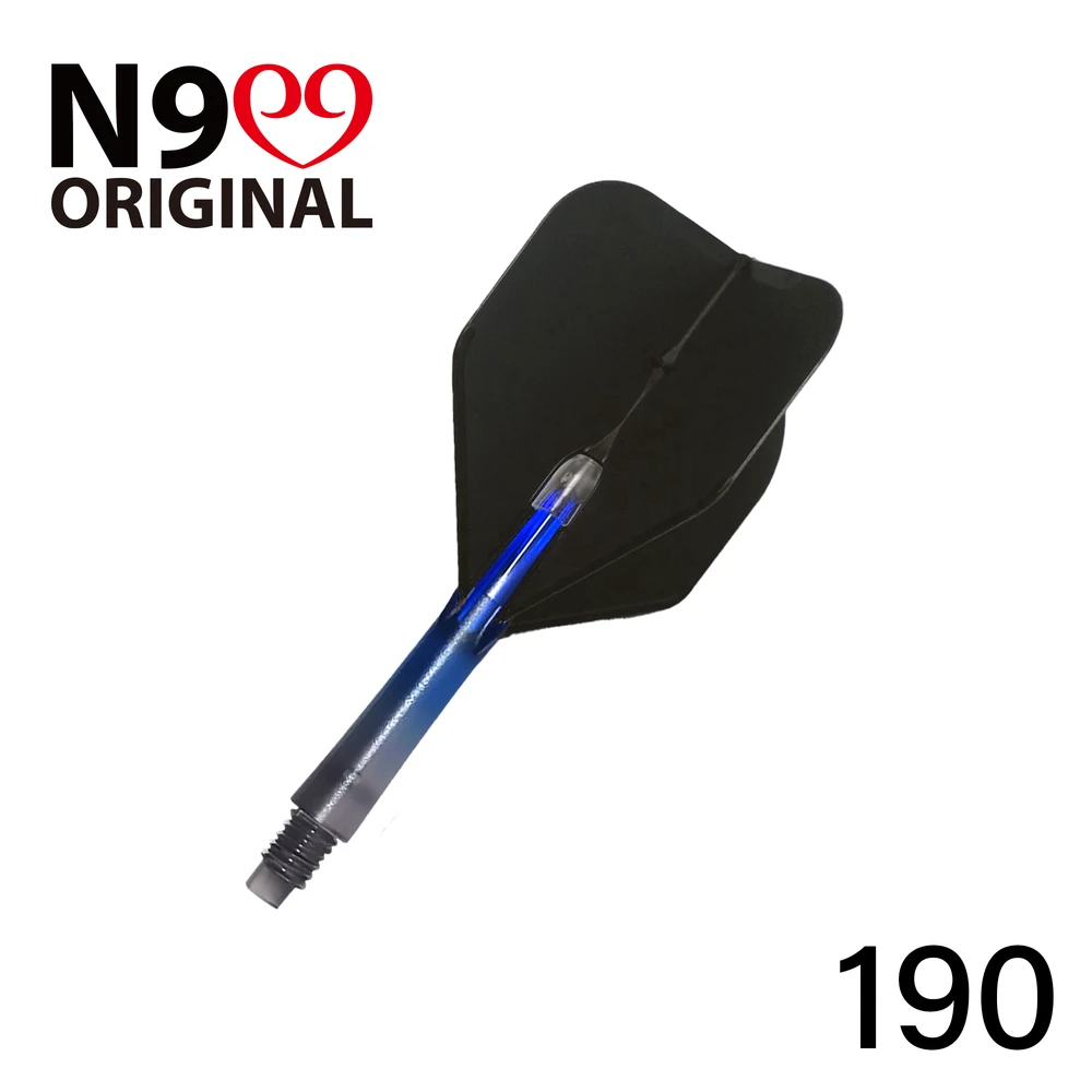 Koteliai L-style N9 Gradient L-SHaft 190, pilkos/mėlynos spalvos, trumpi