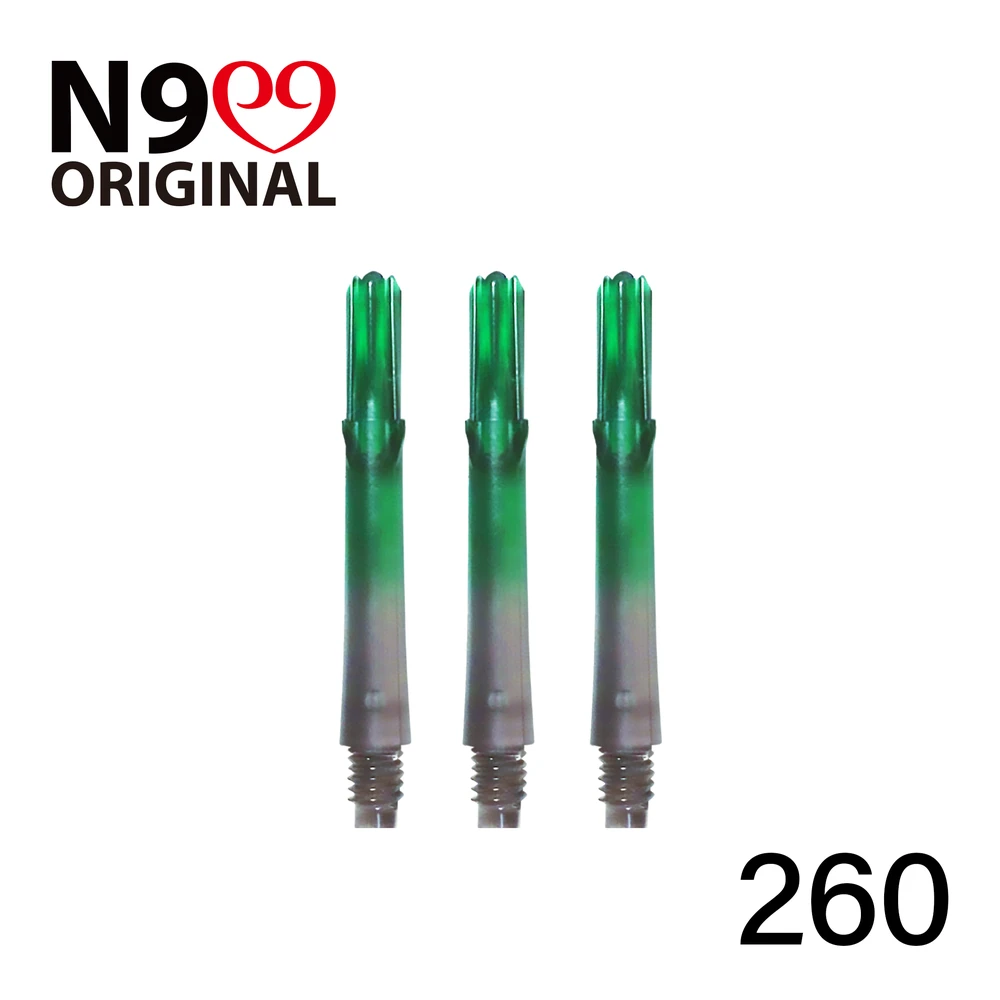 Koteliai L-style N9 Gradient L-SHaft 260, pilkos/žalios spalvos, vidutiniai