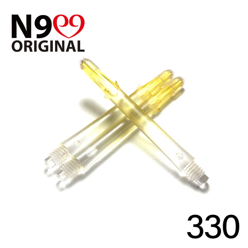 Koteliai L-style N9 Gradient L-SHaft 330, skaidrios/geltonos spalvos