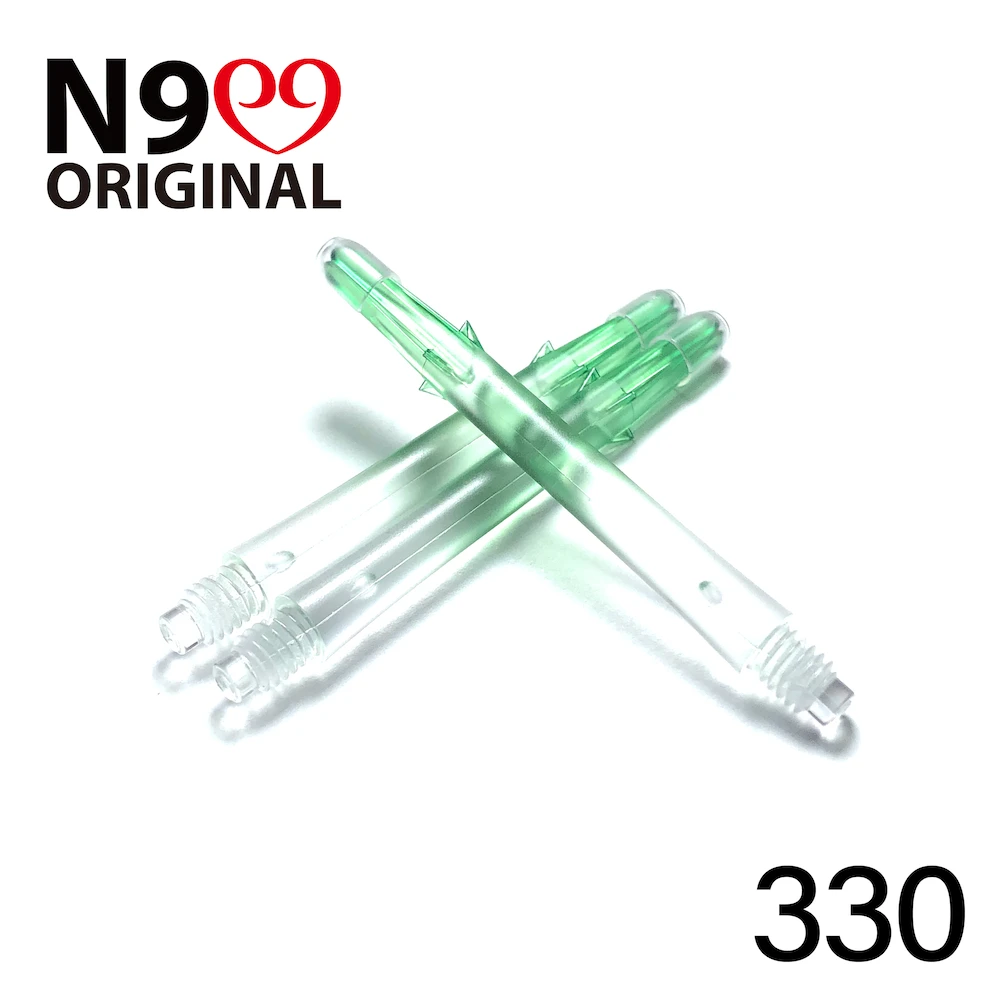 Koteliai L-style N9 Gradient L-SHaft 330, skaidrios/žalios spalvos