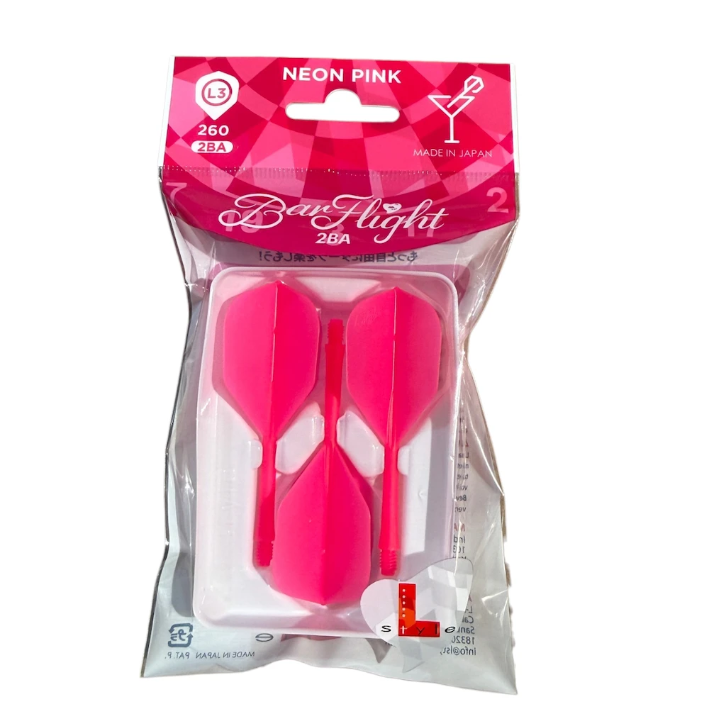 Vientisa L-style BarFlight L3 260 kotelio ir sparnelio sistema, rožinės spalvos