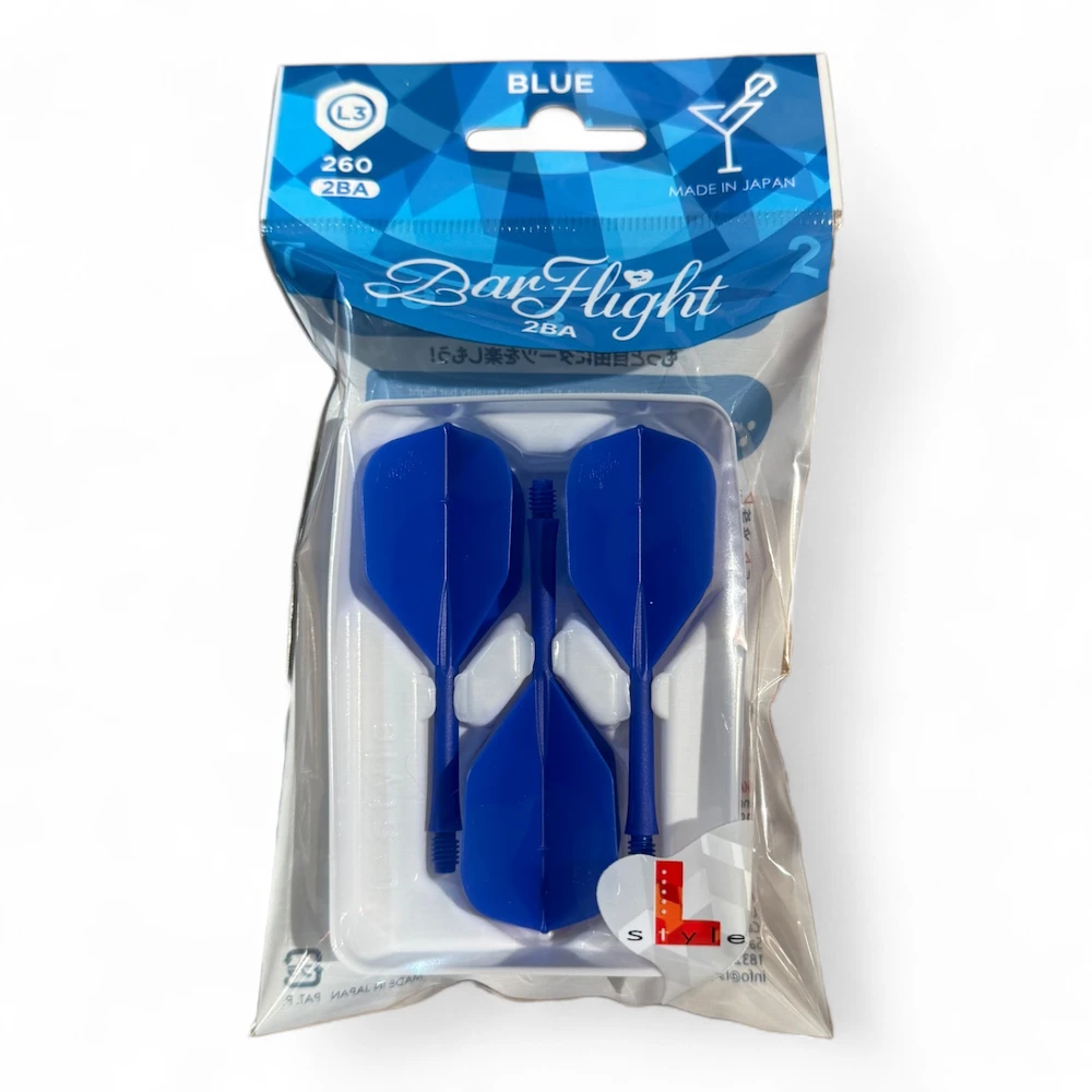 Vientisa L-style BarFlight L3 260 kotelio ir sparnelio sistema, mėlynos spalvos