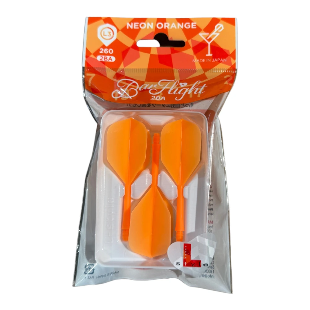 Vientisa L-style BarFlight L3 260 kotelio ir sparnelio sistema, oranžinės spalvos