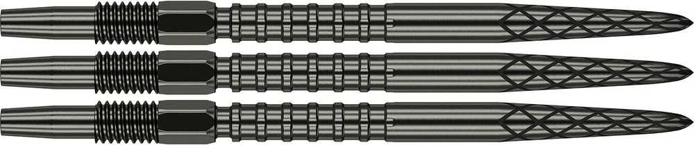 30 mm, metalinės adatėlės Target Swiss DS, juodos sp.