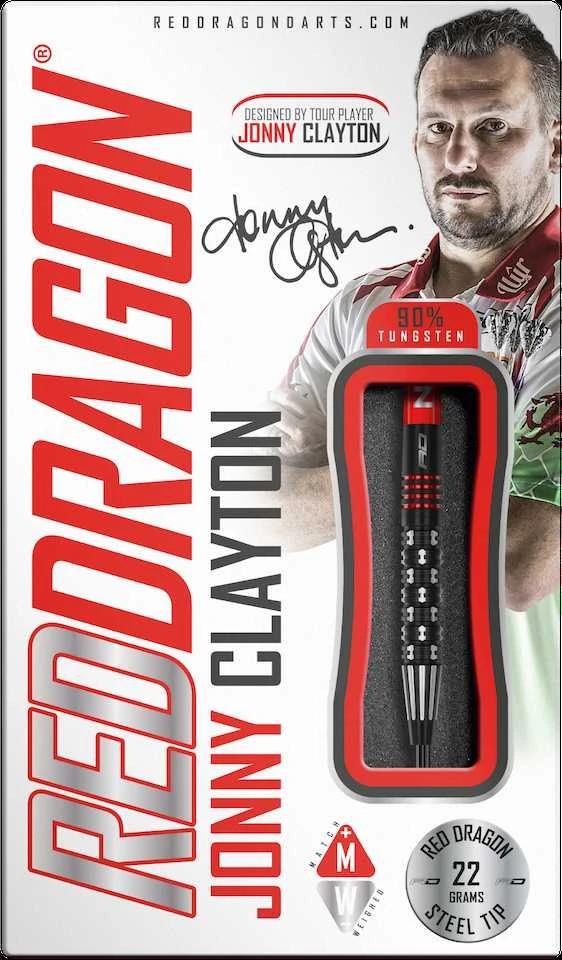 Red Dragon Strėlytės Raudona Dragon Jonny Clayton Premier League SE, 22 gramų