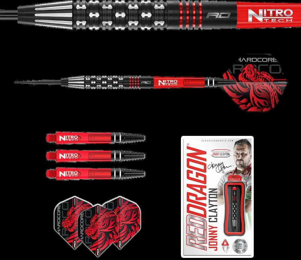 Red Dragon Strėlytės Raudona Dragon Jonny Clayton Premier League SE, 22 gramų