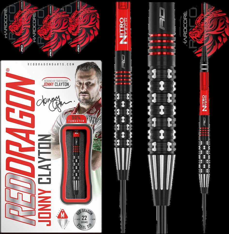 Red Dragon Strėlytės Raudona Dragon Jonny Clayton Premier League SE, 22 gramų