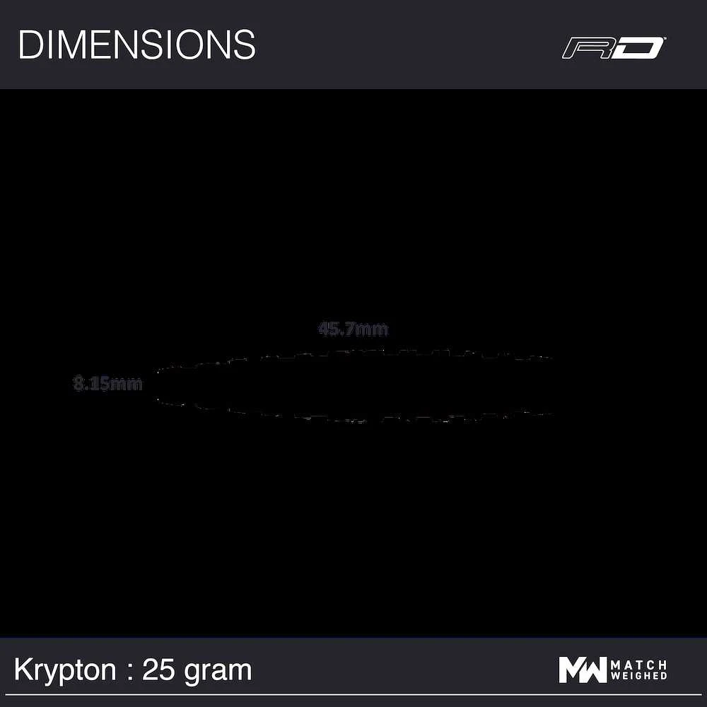 Red Dragon Strėlytės Raudona Dragon Krypton, 25 gramų