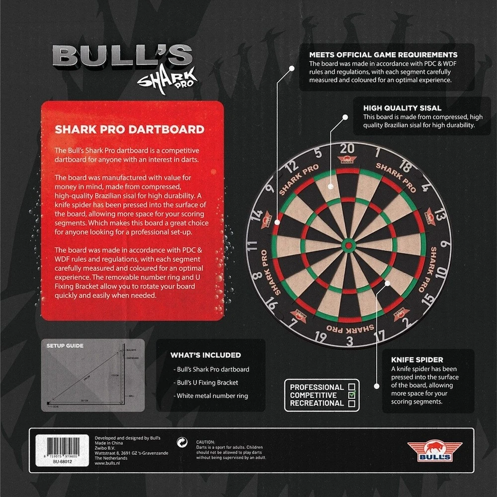 Smiginio lenta „Bull's Shark Pro“