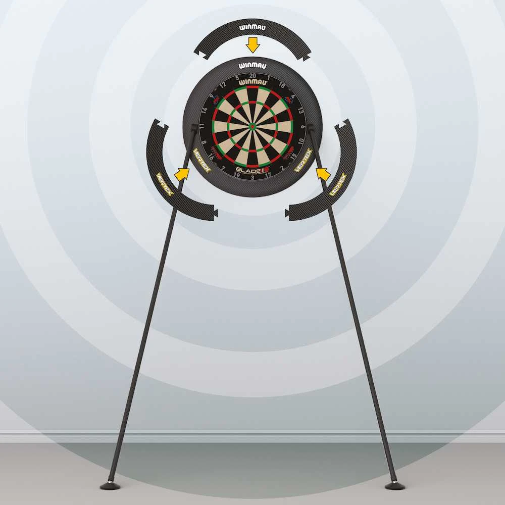 Smiginio lentos stovas Winmau Vertex
