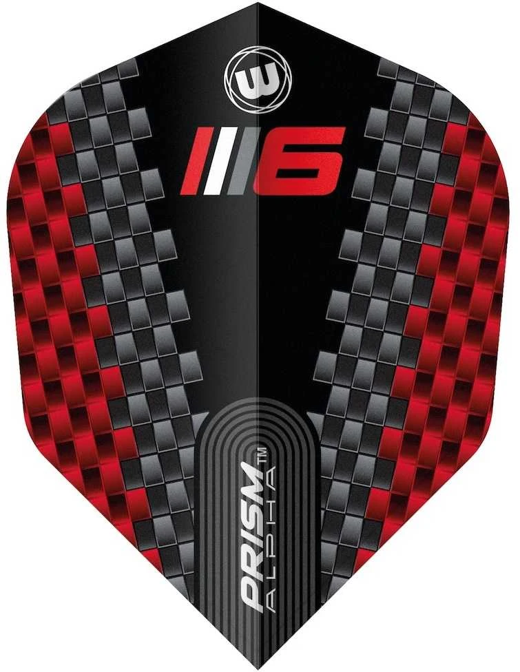 Sparneliai Winmau Prism Alpha Blade 6 Chevron No.6