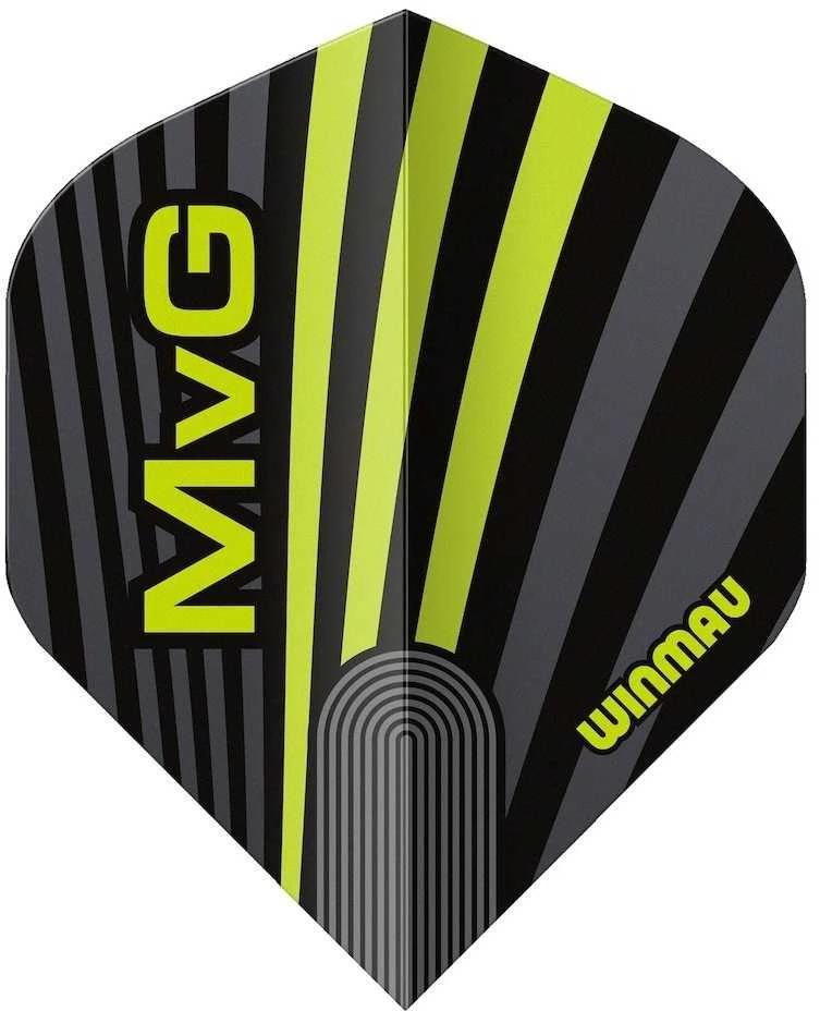 Sparneliai Winmau Prism Delta - MvG, juoda/pilka/žalia spalvos