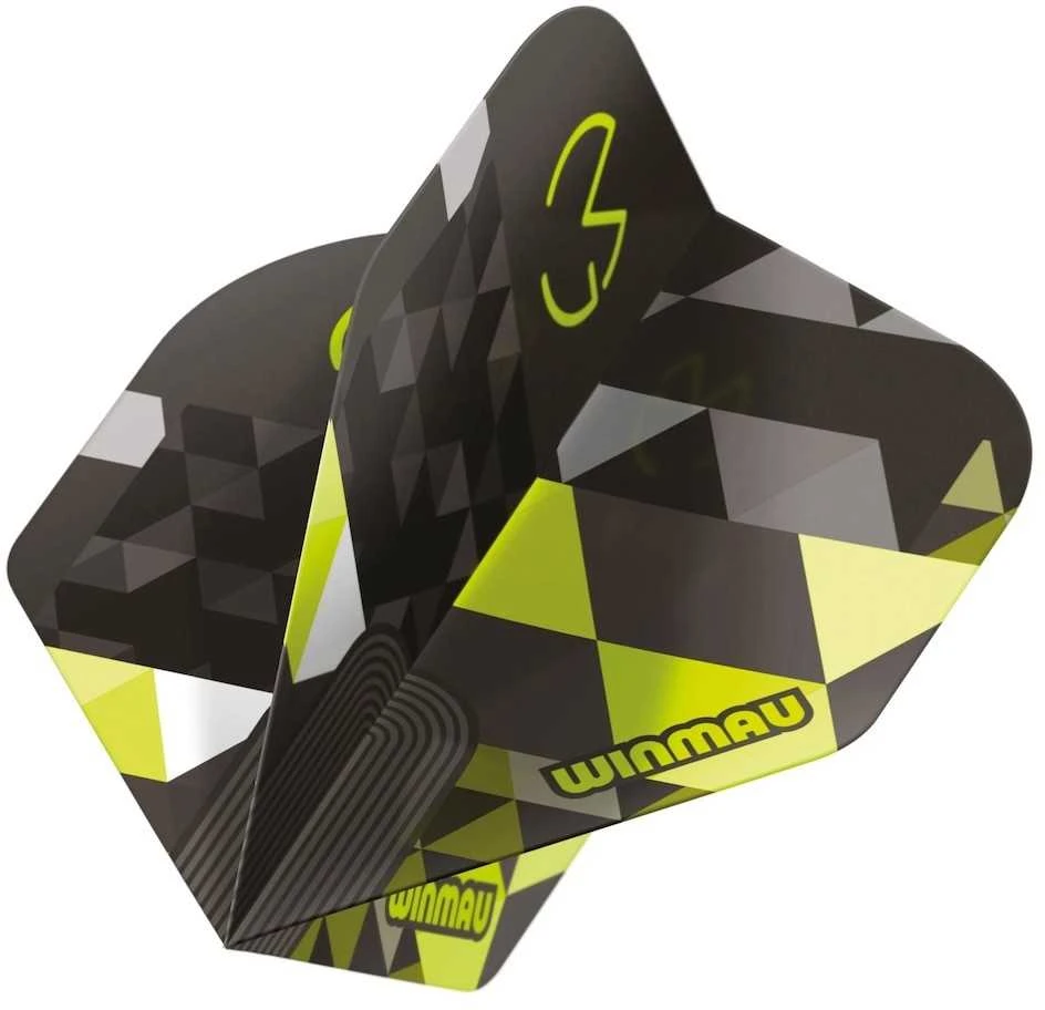 Sparneliai Winmau Prism Delta - MvG, juoda/pilka/žalia spalvos
