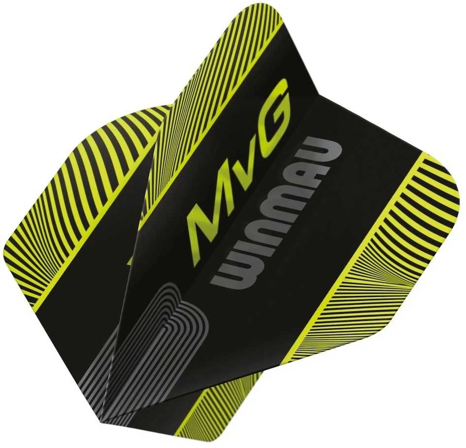 Sparneliai Winmau Prism Delta - MvG, juoda/žalia spalvos
