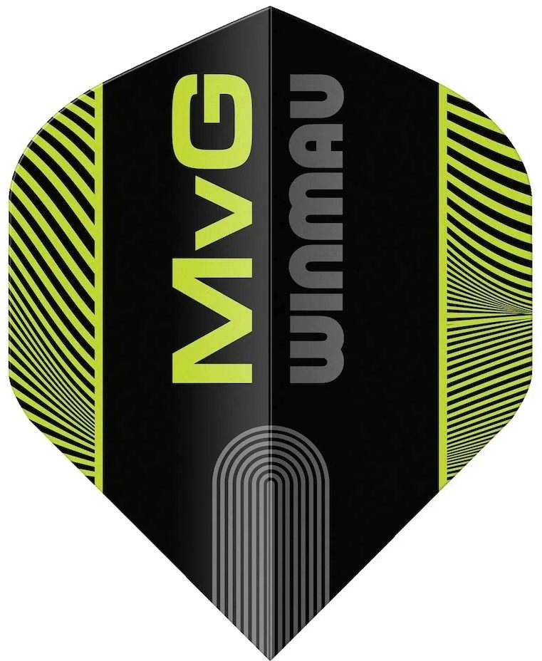 Sparneliai Winmau Prism Delta - MvG, juoda/žalia spalvos