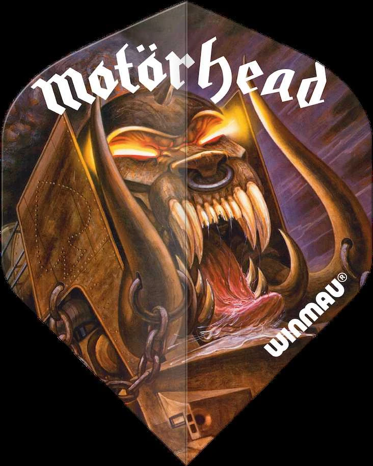 Sparneliai Winmau Rhino Rock Legends Motorhead Orgasmatron