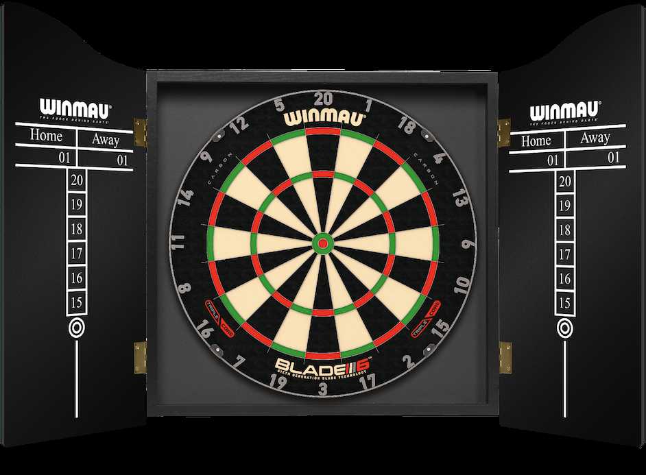 Winmau smiginio lentos spintelė, juoda