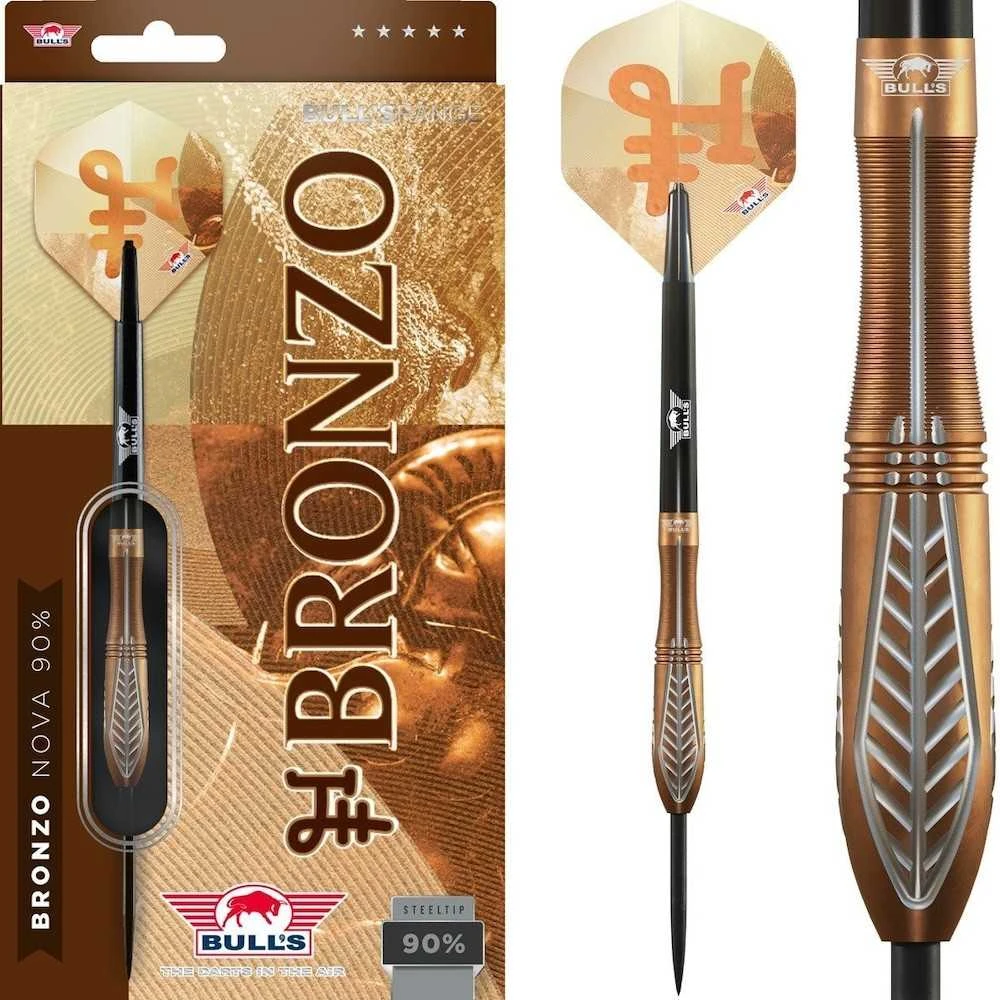 Strėlytės Bull's Bronzo Nova 90%, 22 gramų