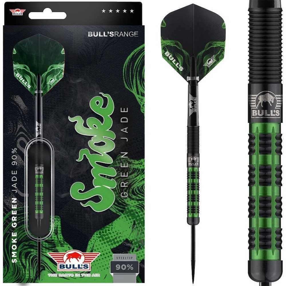Strėlytės Bull's Smoke Žalias Jade 90%, 23 gramų