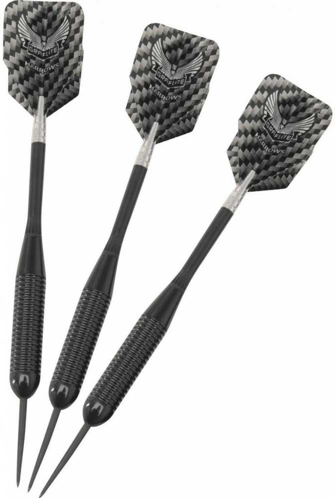 Harrows Darts Juodas ARROW 5284 3x22gR