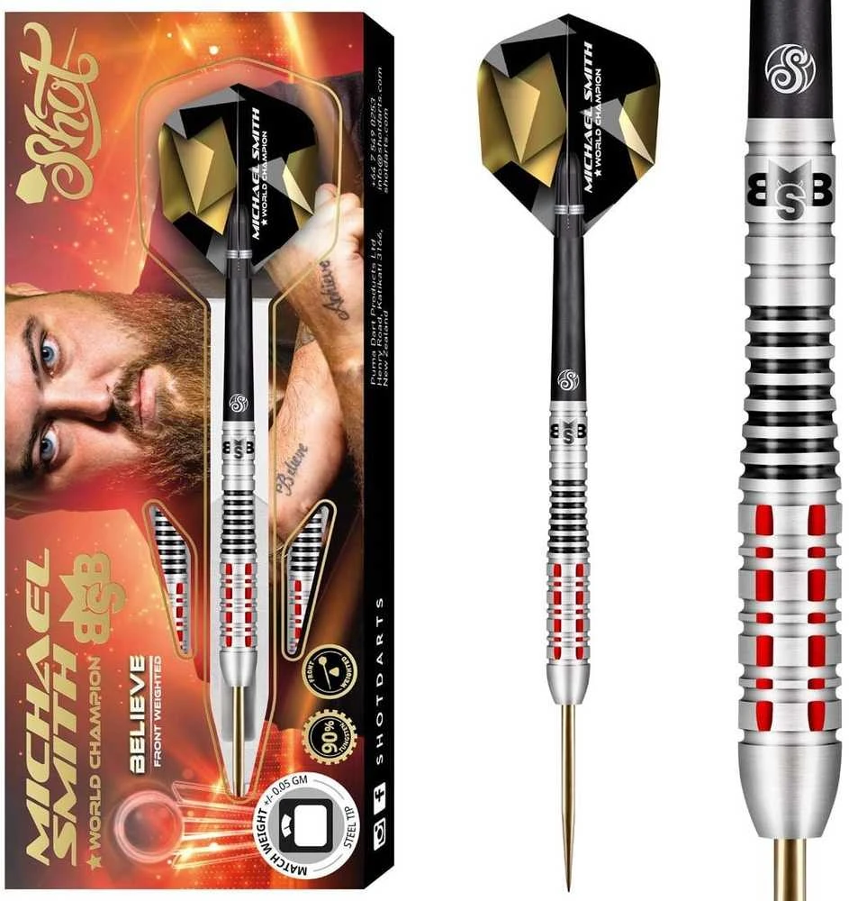 Strėlytės Shot Michael Smith Believe 90%, 22 gramų